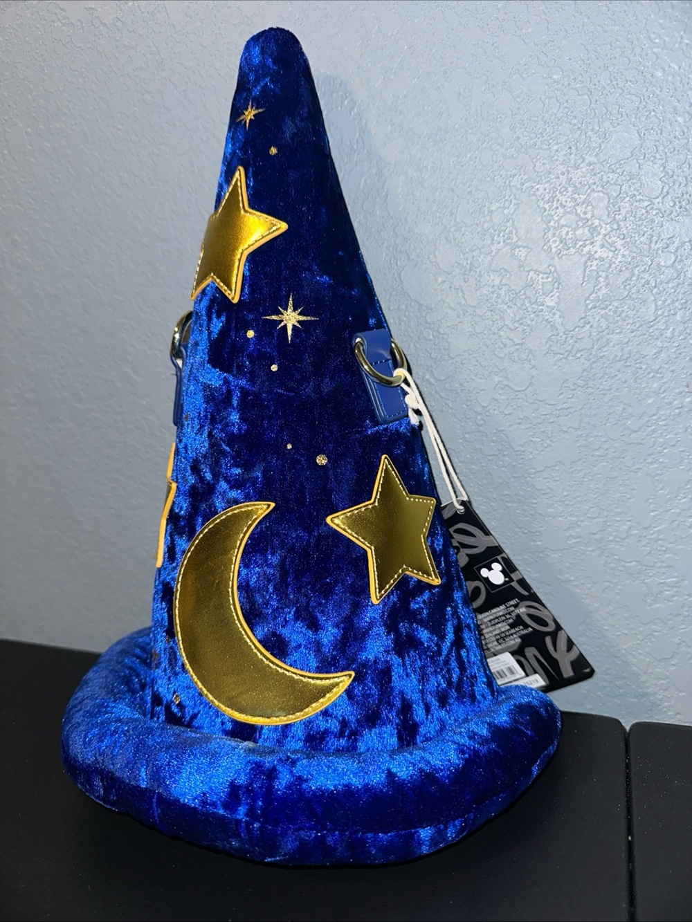 Loungefly Disney Fantasia Mickey Mouse Sorcerer Hat Figural Crossbody Bag New - Picture 3 of 8